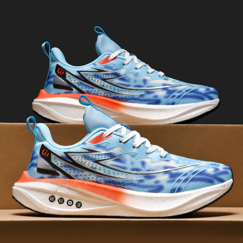 Lightweight Road Running Shoes - メンズ用ランニングシューズ、オフロードマラソン用、エアクッション付き、通気性・軽量、レディース用、テニス、ジョギング、スポーツシューズ。