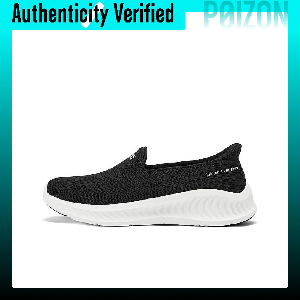 Men'S Shoes - スケッチャーズ レディース GO WALK メッシュ素材の快適で通気性の良いローカットカジュアルシューズ、ブラック＆ホワイト、125644-BKW。