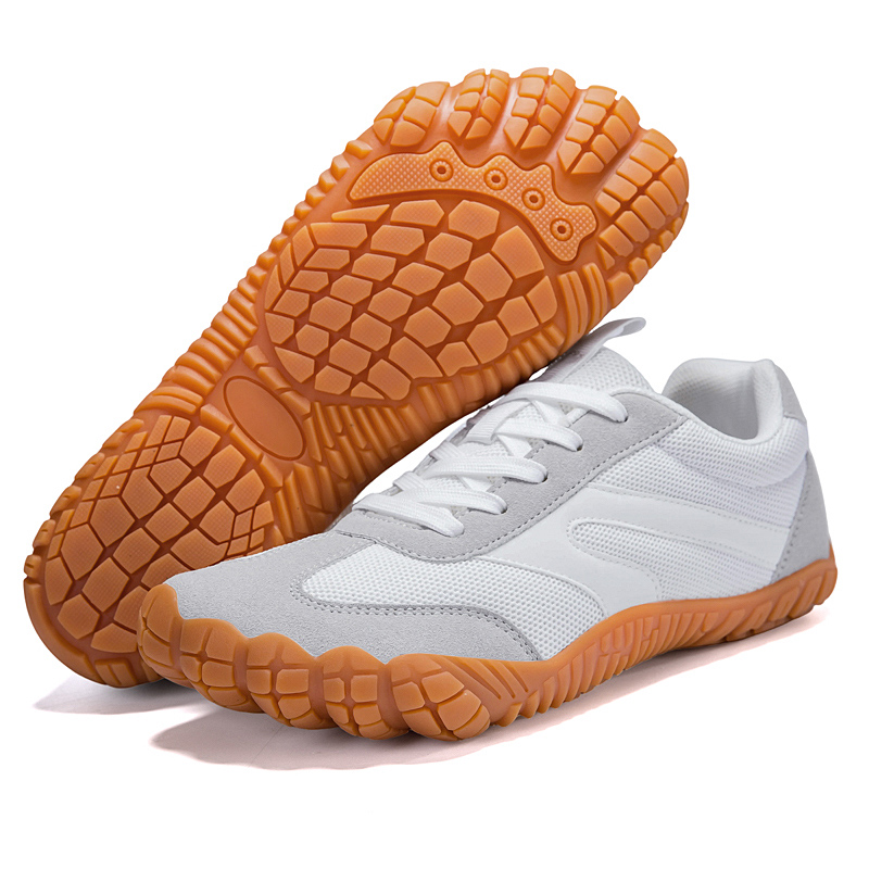 裸足で履けるシューズ。女性用、男性用。つま先部分が広く、靴底 - Wide Toe Box Running Sneakers のレビューと価格