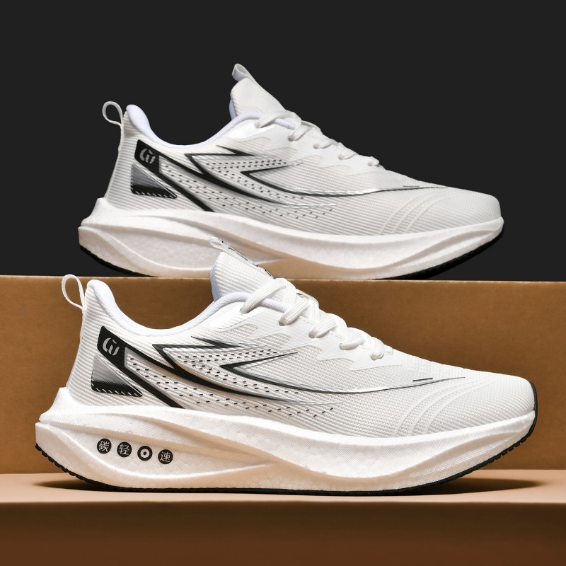メンズ用ランニングシューズ、オフロードマラソン用、エアクッシ - Lightweight Road Running Shoes のレビューと価格