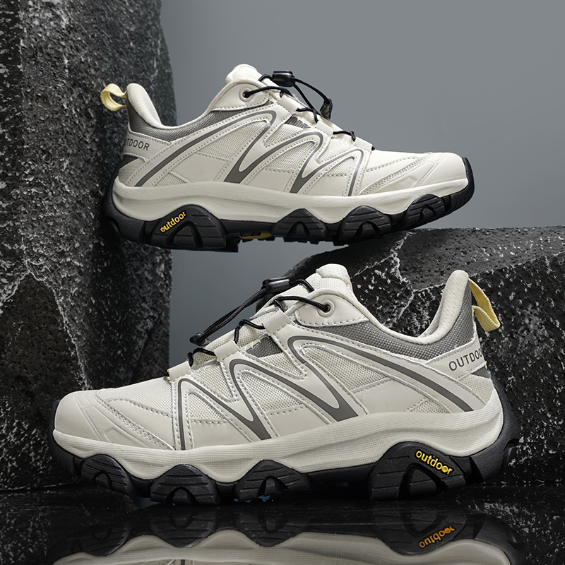 メンズ＆レディース用ハイキングシューズ、通気性に優れたアウト - Anti Slip Trail Running Sneakers のレビューと価格