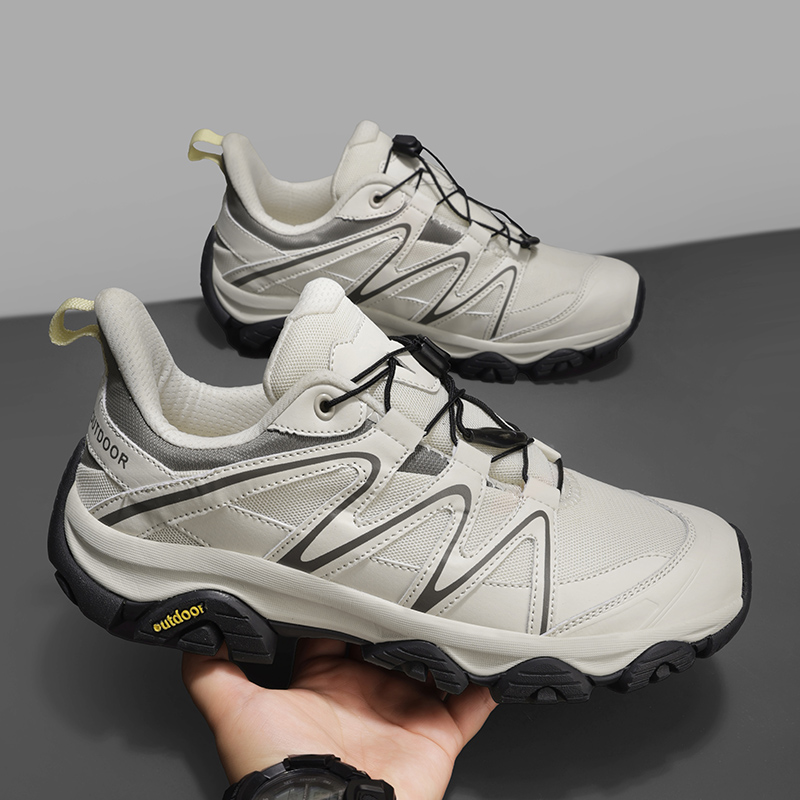 メンズ＆レディース用ハイキングシューズ、通気性に優れたアウト - Anti Slip Trail Running Sneakers のレビューと価格