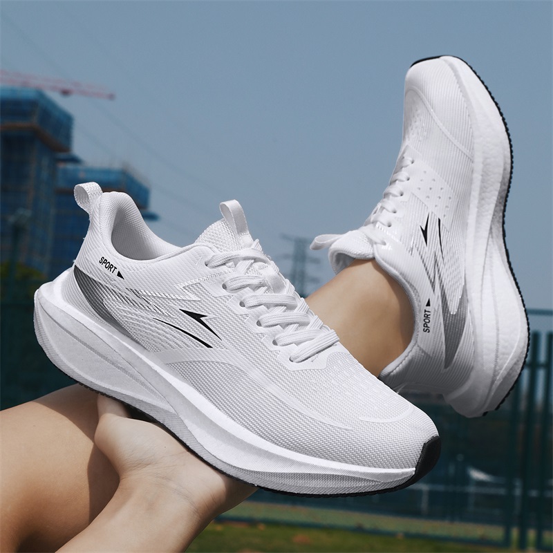 マラソン用メンズランニングシューズ、カーボンボード入りスポー - Breathable Mesh Athletic Shoes のレビューと価格