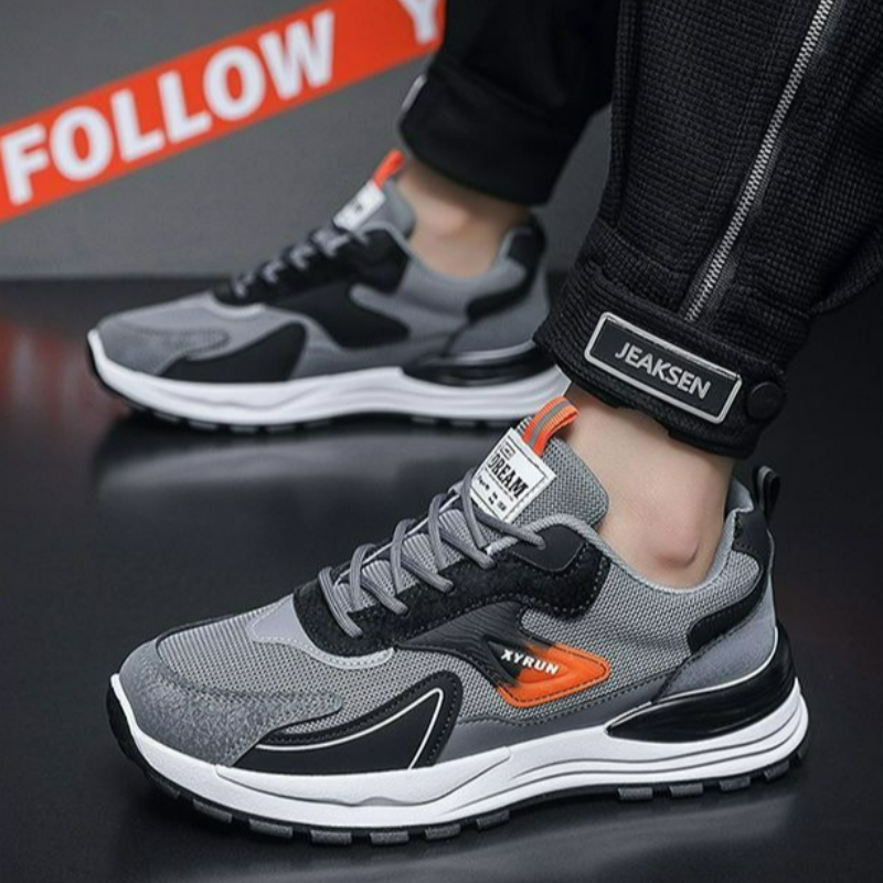 ファッションメンズシューズメッシュスニーカーレースアップ快適 - Breathable Mesh Athletic Shoes のレビューと価格